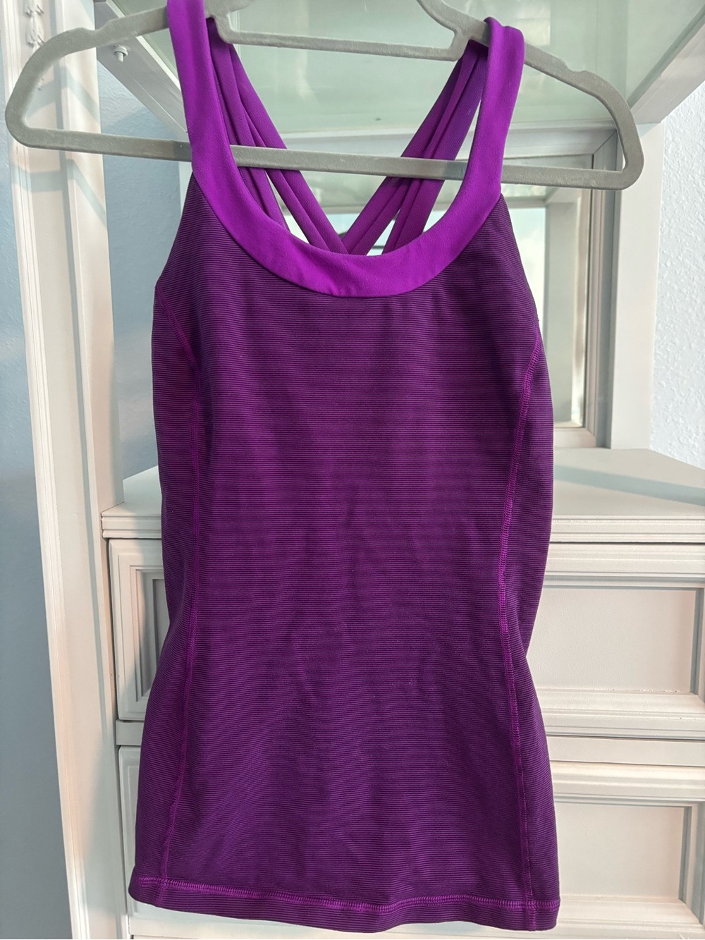lululemon athletica Purple Strappy Performance Tank